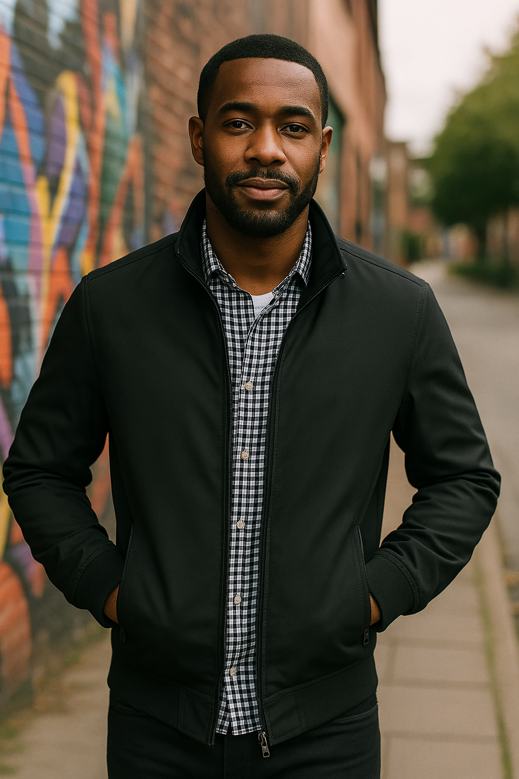 Slim Fit Men’s Bomber Jacket | Lightweight Streetwear Essential