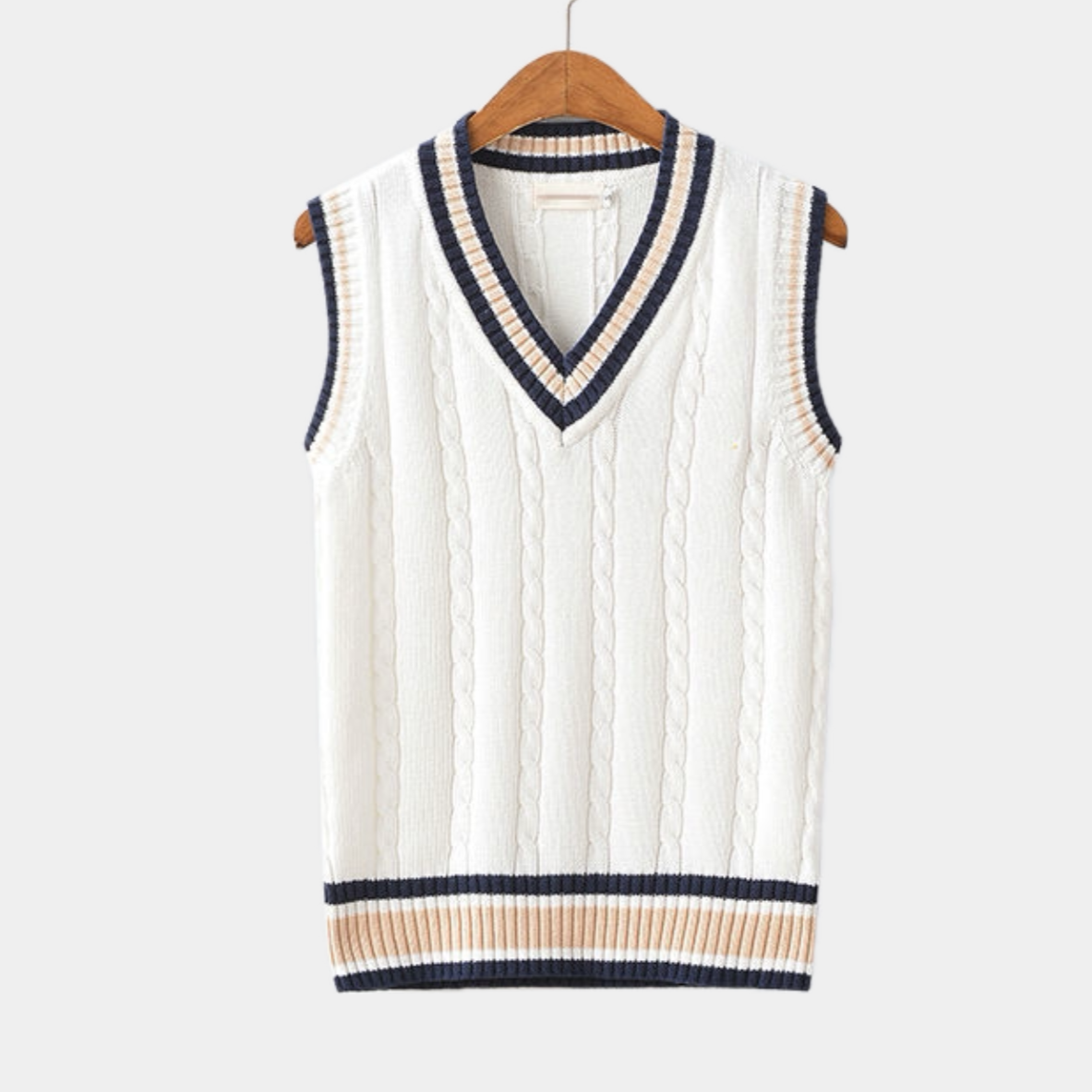 Men's Knit Sweater Vest V Neck Lightweight Layering Vest