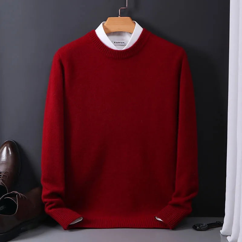 Oliver™ Winter Cashmere Men’s Sweater – Timeless Luxury & Comfort