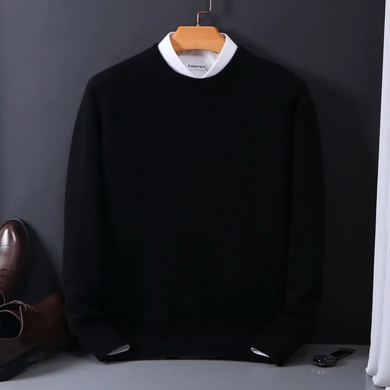 Oliver™ Winter Cashmere Men’s Sweater – Timeless Luxury & Comfort