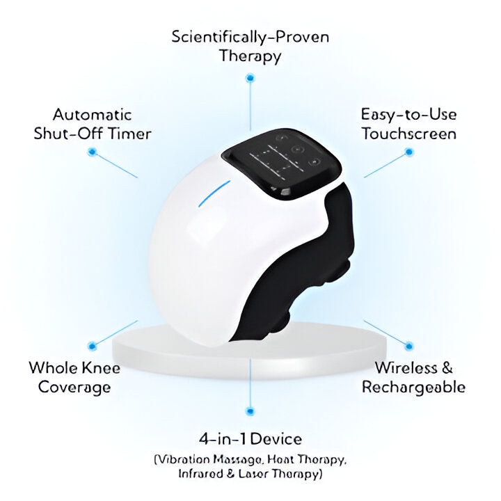 ThermaKnee™ Portable Knee Massager with Heat Therapy