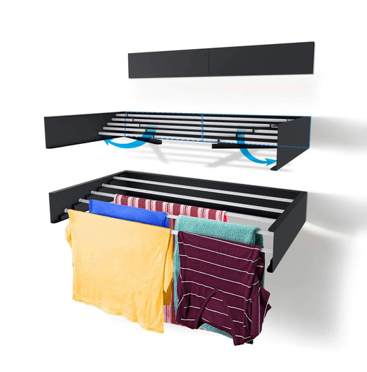 SpaceFold Wall Mounted Foldable Drying Rack