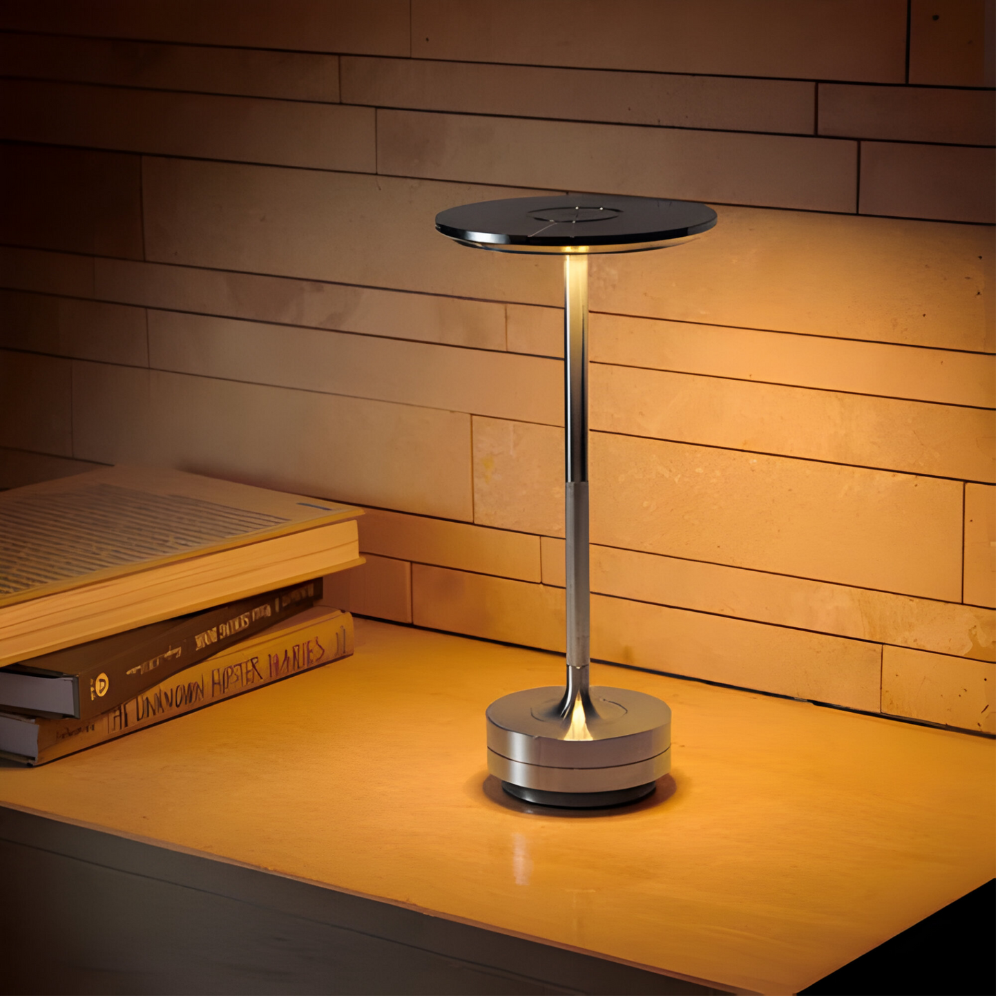 GlowLite – Luxury Wireless Table Lamp with Dimmable Touch Control