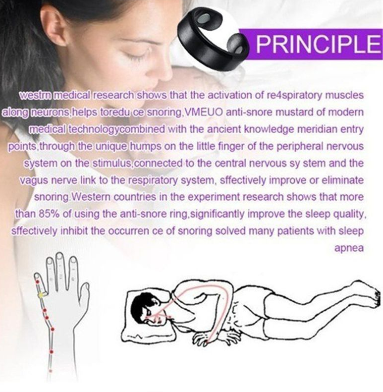 SleepEase™ Anti-Snore Magnetic Ring