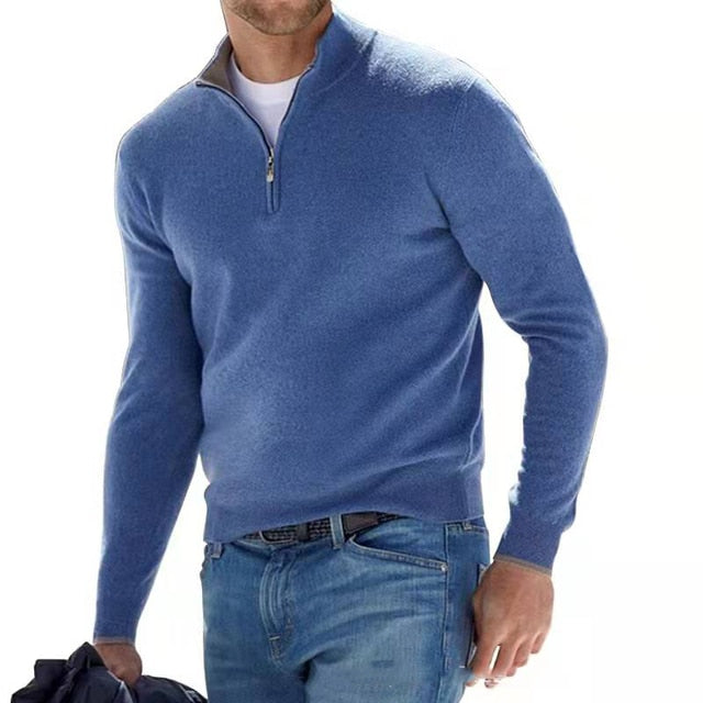 Torino Merino Wool V-Neck Sweater for Men