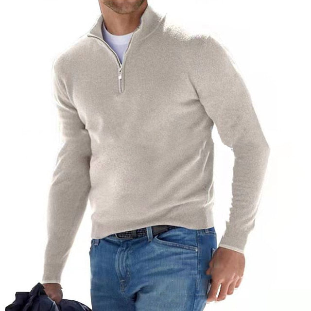 Torino Merino Wool V-Neck Sweater for Men