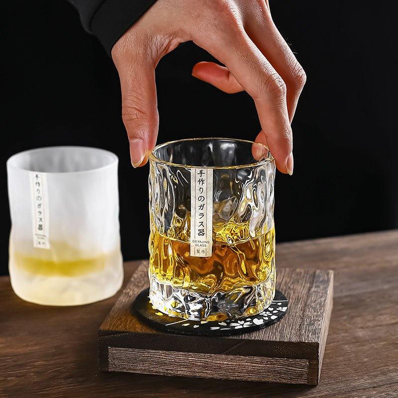EdoGlacier Edo Kiriko Whisky Glass – Handcrafted Crystal Gift Set