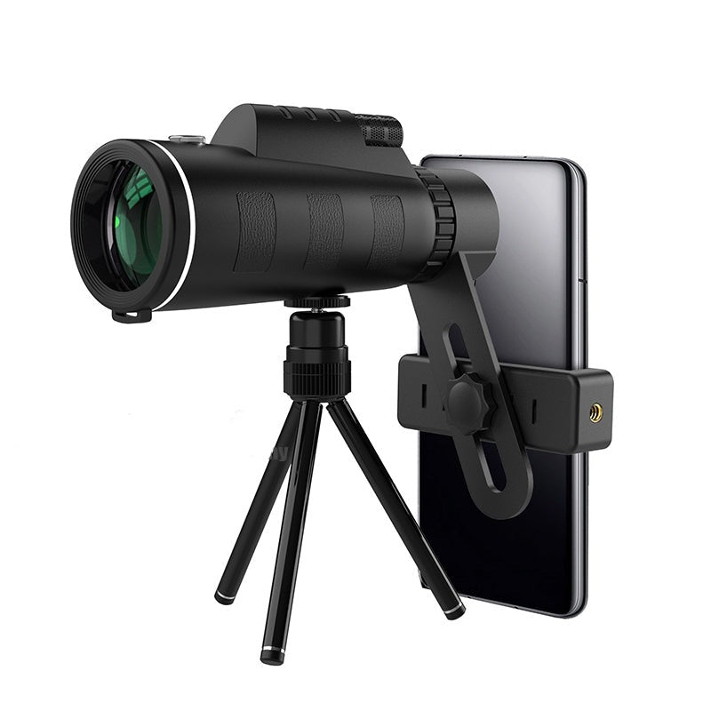 Portable Monocular Telescope HD Outdoor Viewing Tripod Compatible