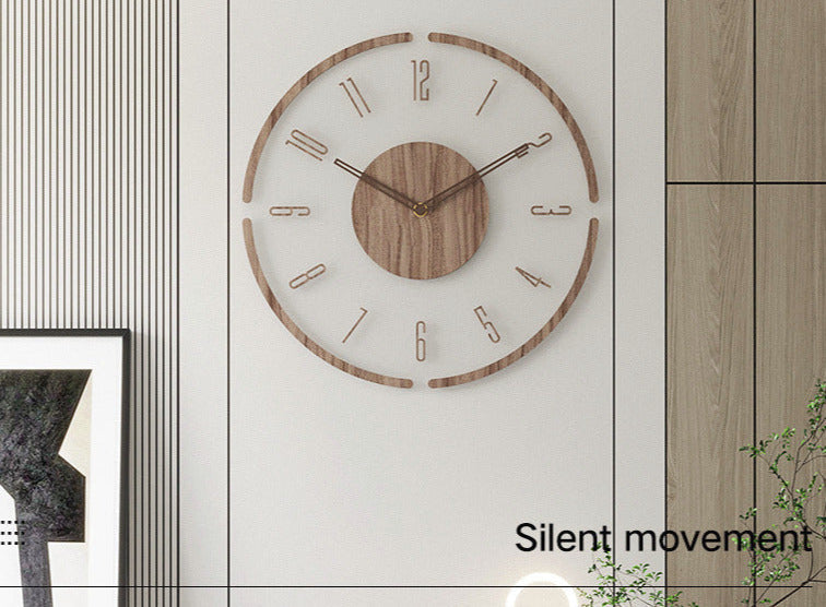 TimelessWood - Nordic Style Solid Wall Clock