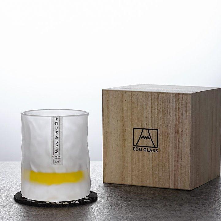 EdoGlacier Edo Kiriko Whisky Glass – Handcrafted Crystal Gift Set