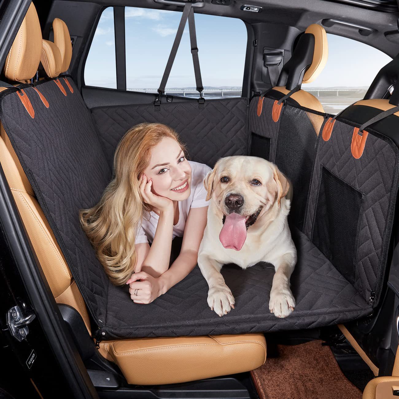 PawExtend Pro – Hard Bottom Car Seat Extender for Dogs with Waterproof Protection