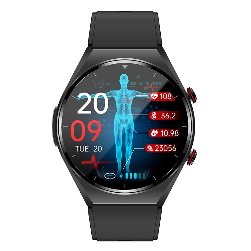 Advanced Health Monitoring Smartwatch with Multi-Sensor Tracking