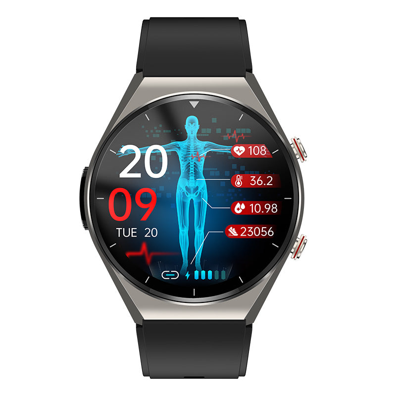 Advanced Health Monitoring Smartwatch with Multi-Sensor Tracking