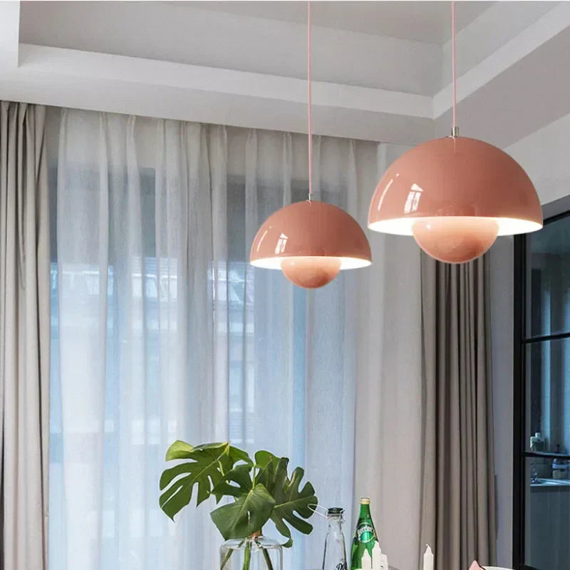 Scandinavian Flower Pendant Light Modern Nordic Hanging Lamp