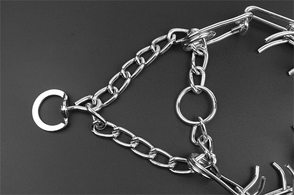 Verstellbares Hundetrainingshalsband Anti-Zug Metallstift-Halsband