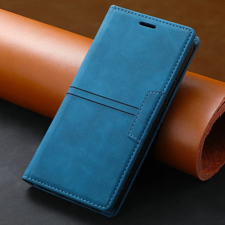 PU Leather Wallet Flip Case for Google Pixel with Card Holder