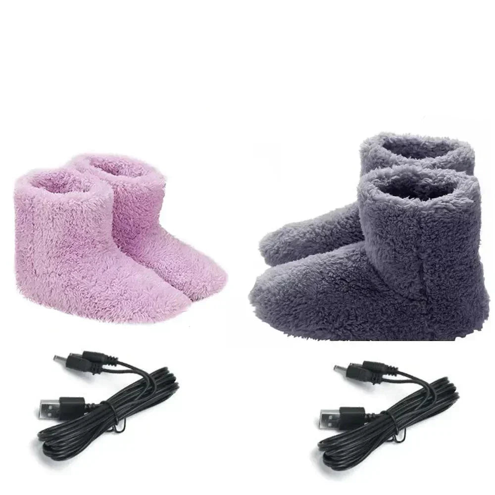 WarmHaven - Soft Heated Slippers for Your Feet