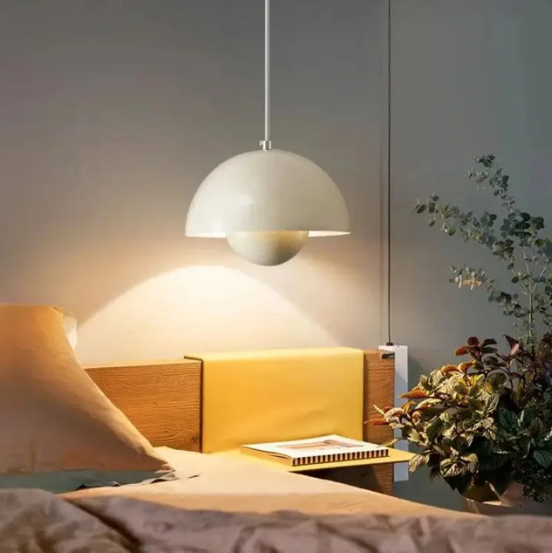 Scandinavian Flower Pendant Light Modern Nordic Hanging Lamp