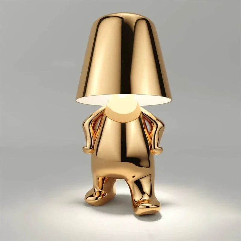 Rechargeable Little Figure Touch Control Table Lamp