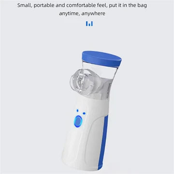 BreatheEase™ Mini Mesh Nebulizer Pro – Portable & Silent for Adults & Kids