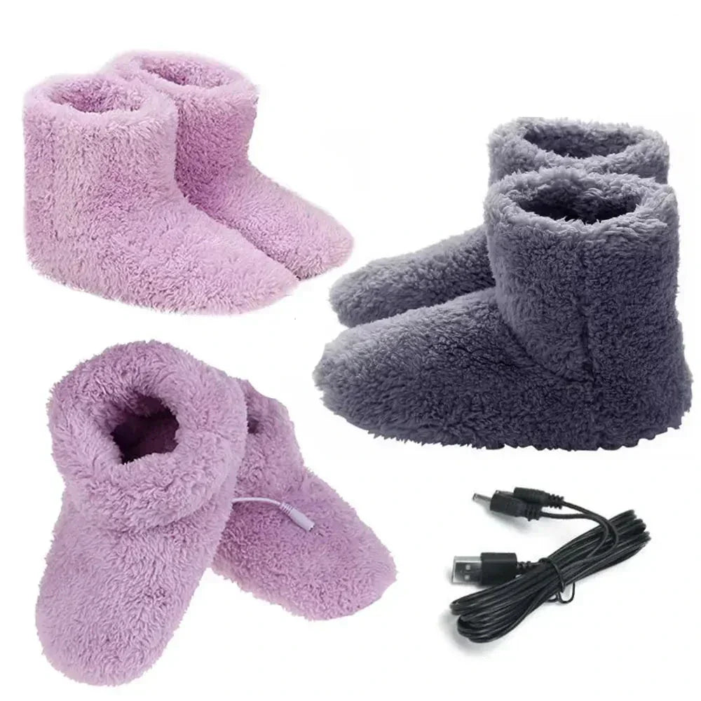 WarmHaven - Soft Heated Slippers for Your Feet