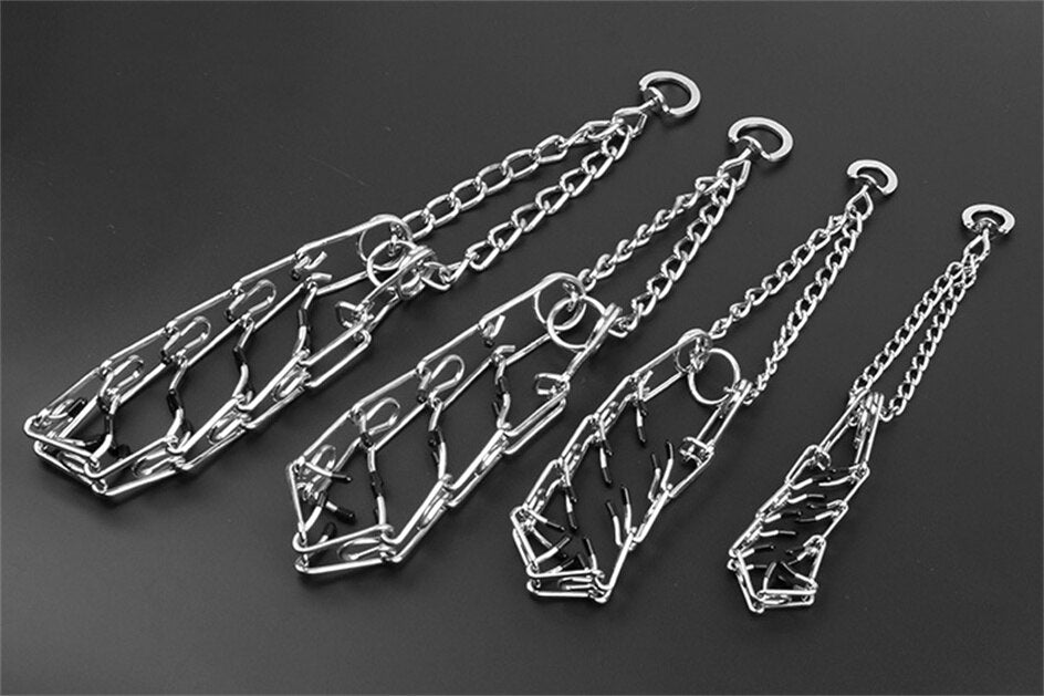 Verstellbares Hundetrainingshalsband Anti-Zug Metallstift-Halsband
