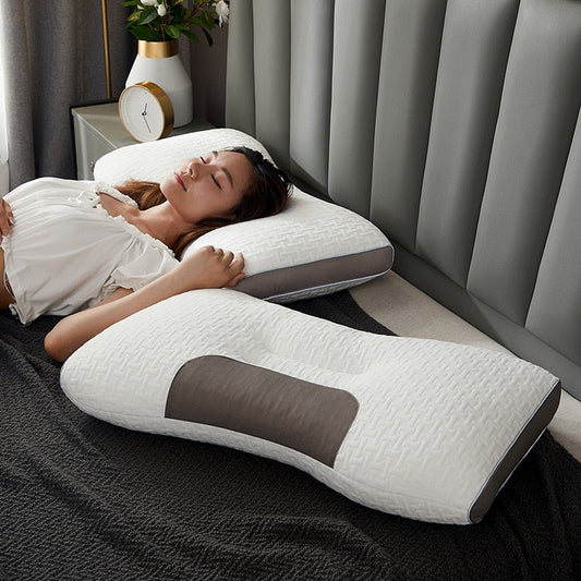 AlignRest™ Hybrid Pillow – Ergonomic Neck Support for Back & Side Sleepers