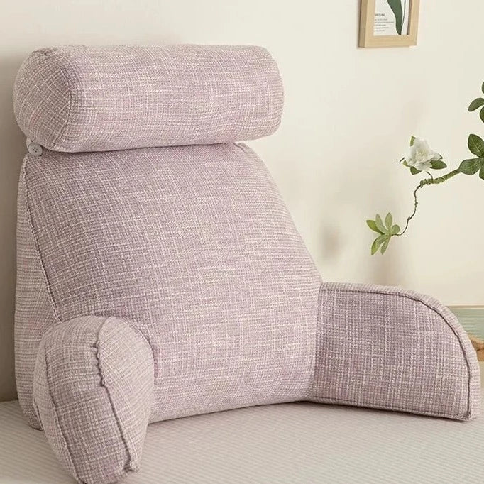 ComfortNest™ Deluxe Backrest Pillow with Arms & Adjustable Headrest