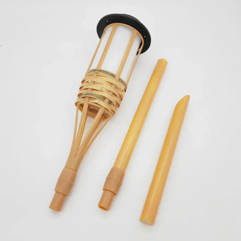 Solar LED Flame Torch Lights Outdoor Garden Pathway Set (5 Pack)