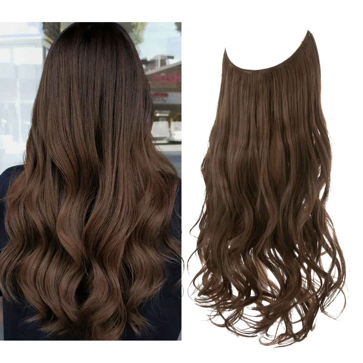 Natural Human Hair Extensions Clip-In Hair Length Extensions