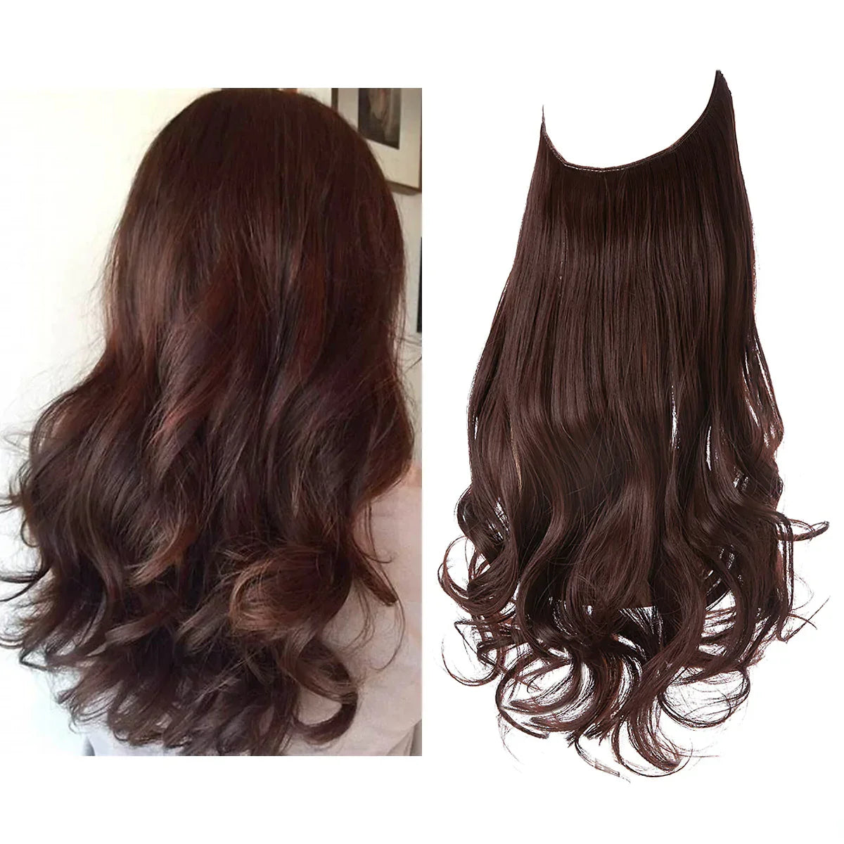 Natural Human Hair Extensions Clip-In Hair Length Extensions