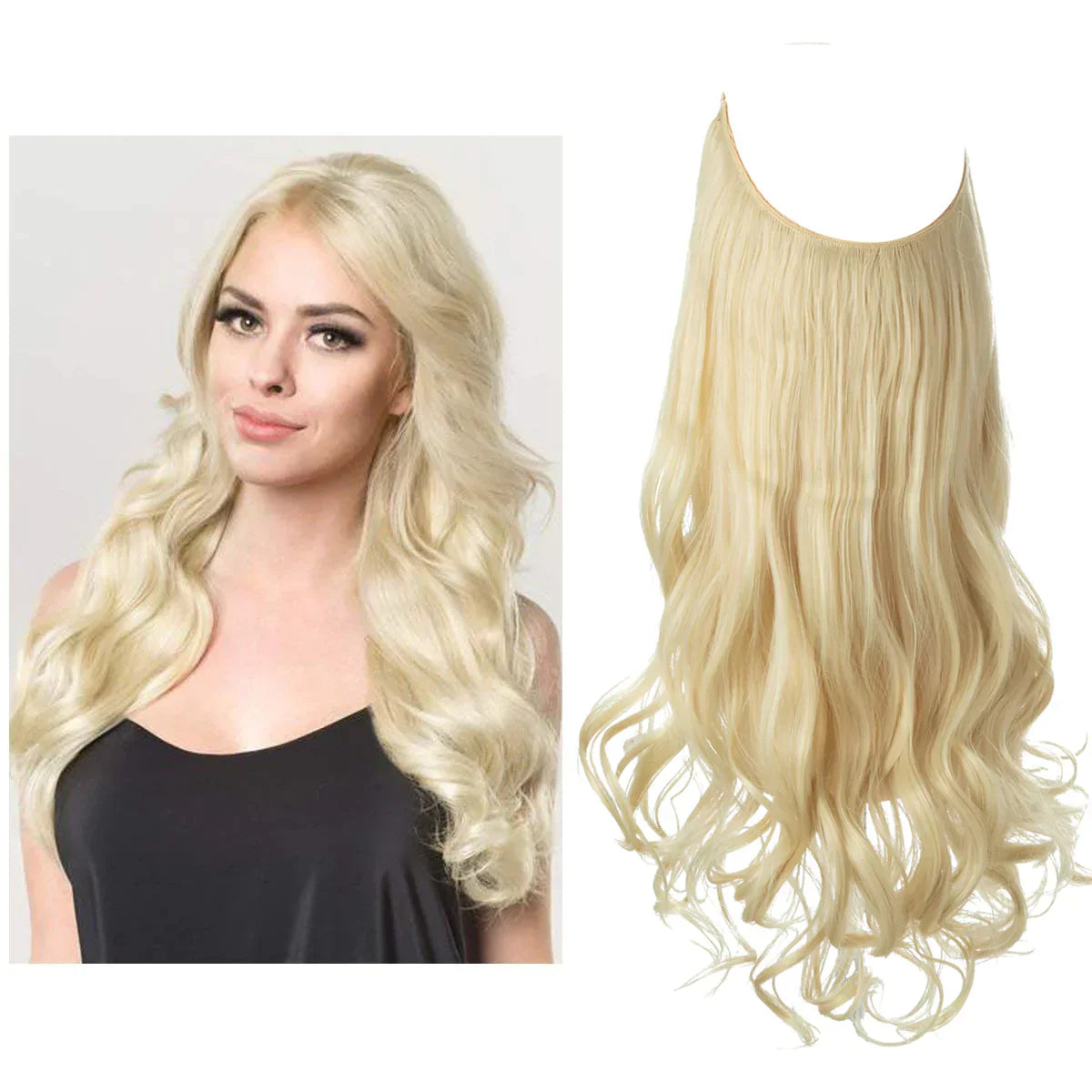 Natural Human Hair Extensions Clip-In Hair Length Extensions