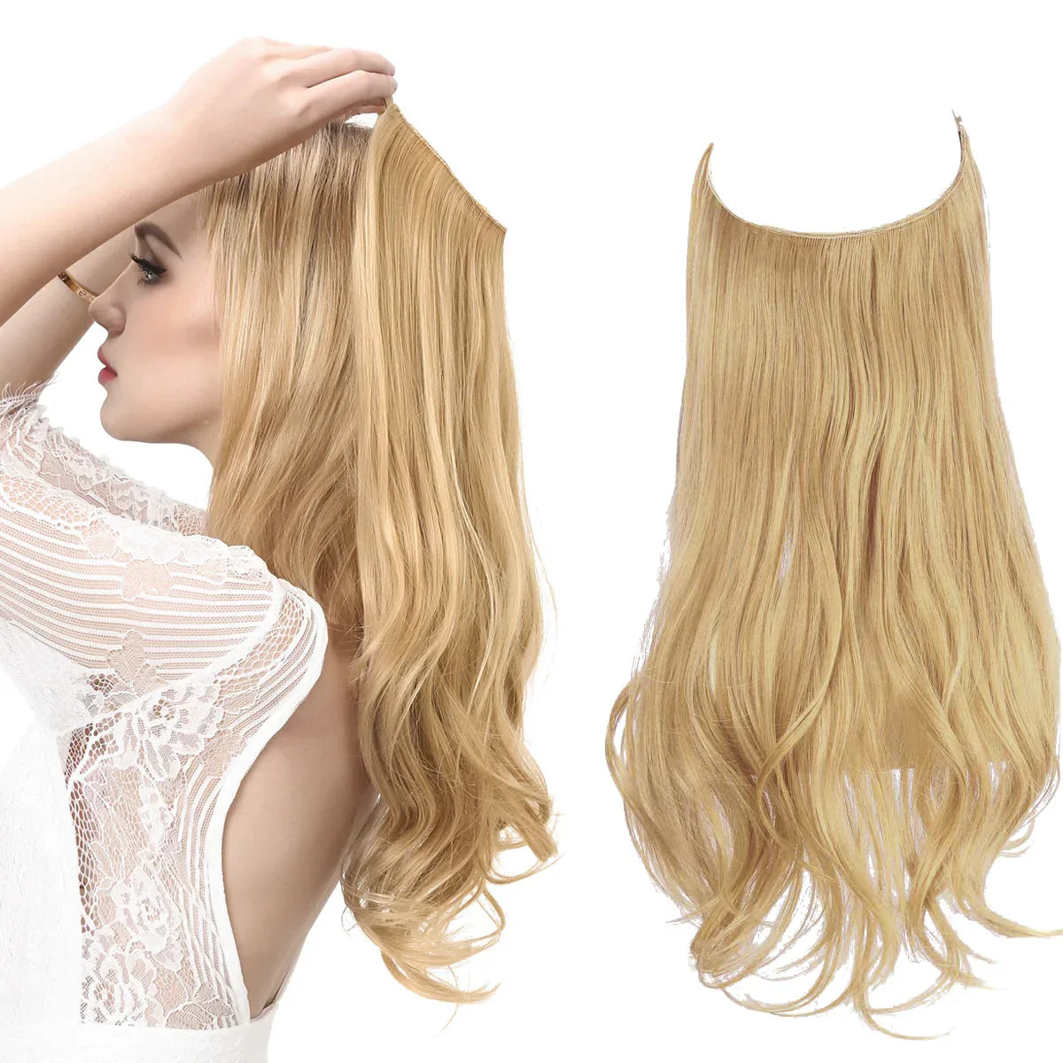 Natural Human Hair Extensions Clip-In Hair Length Extensions