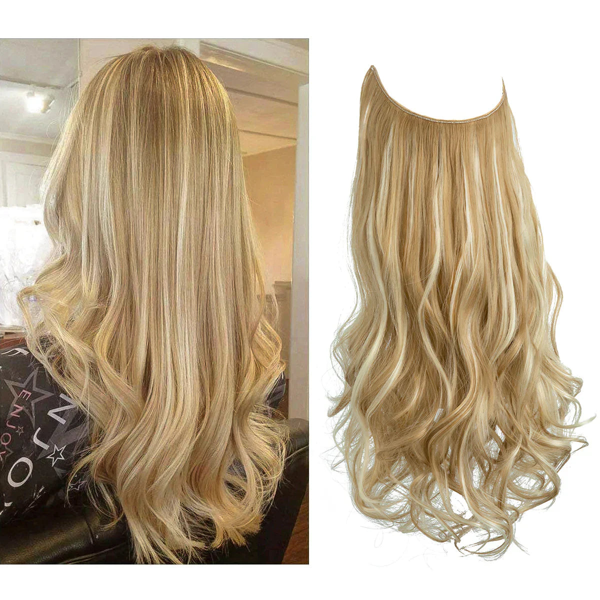 Natural Human Hair Extensions Clip-In Hair Length Extensions