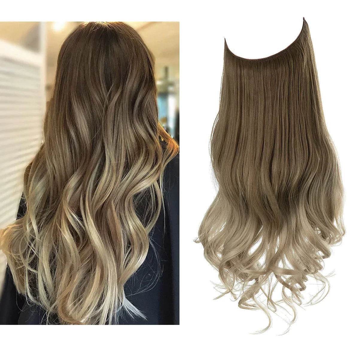 Natural Human Hair Extensions Clip-In Hair Length Extensions