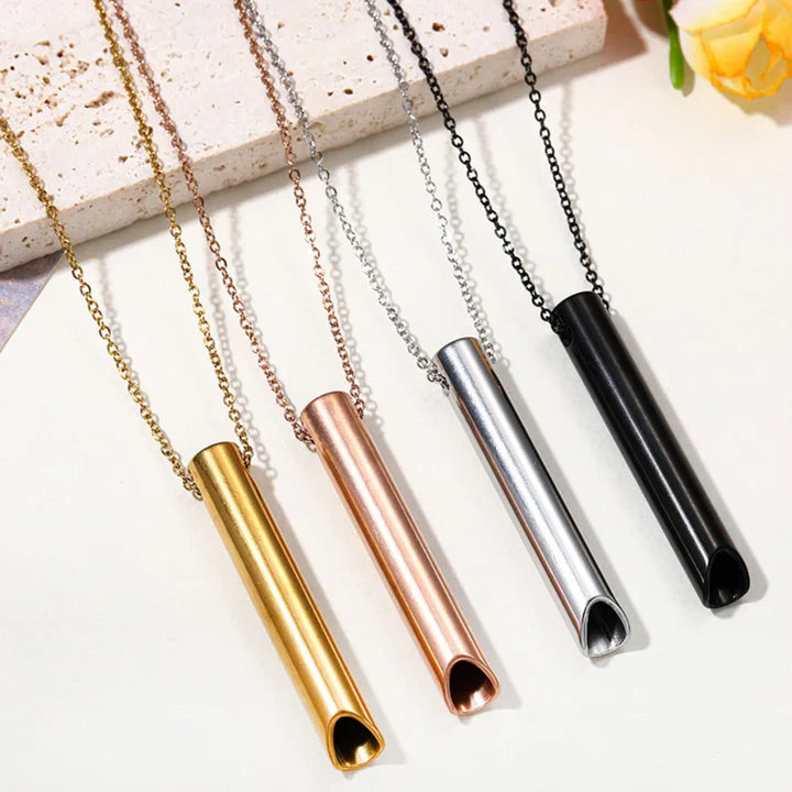 Breathing Training Inhaler for Relaxation and Mindful Breathing