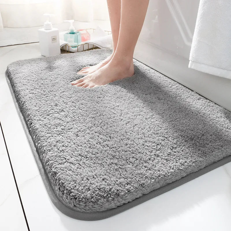 CloudLuxe – Thick Bathroom Mat with Non-Slip Bottom
