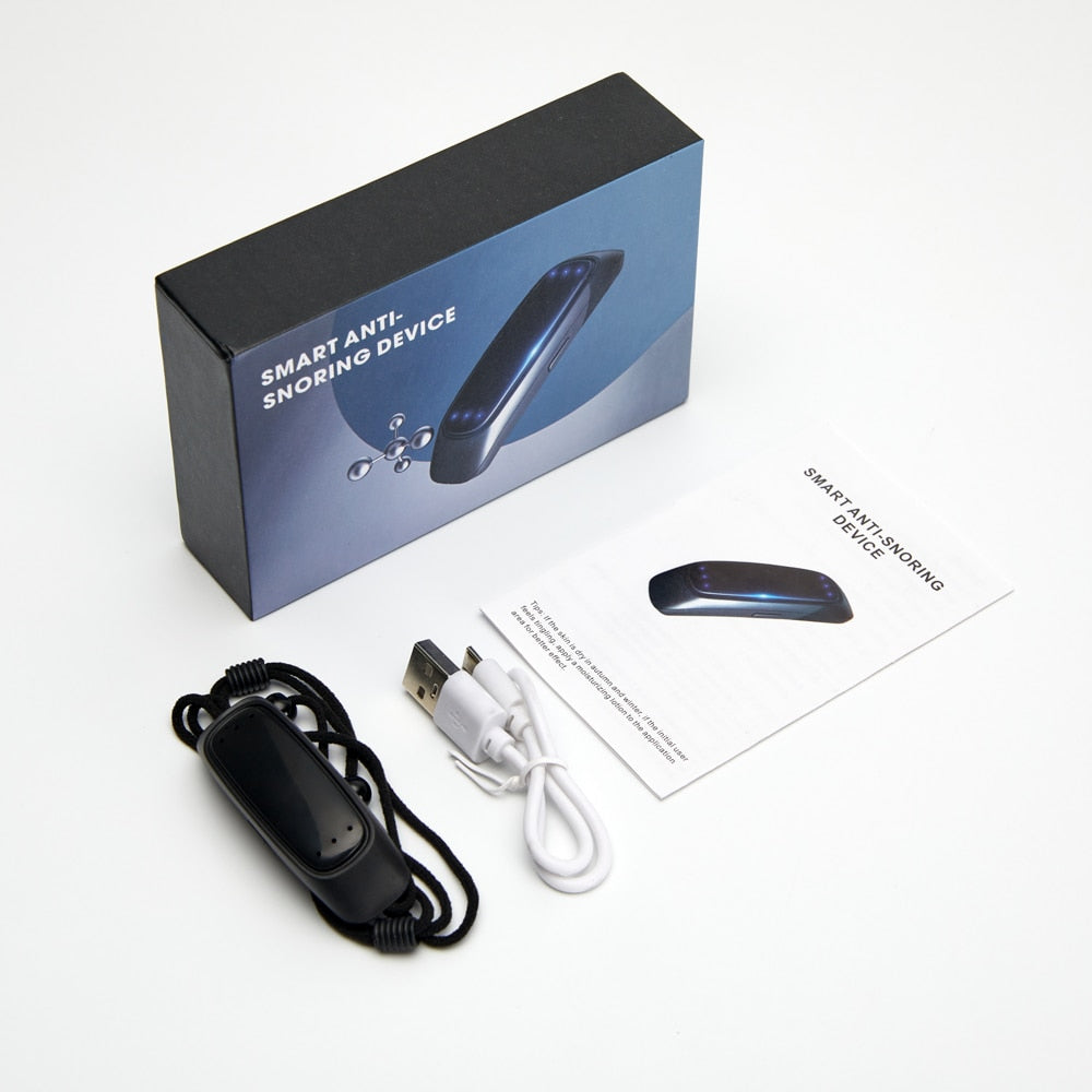 Smart Anti-Snoring & Sleep Apnea Device – Intelligent Muscle Stimulation Technology