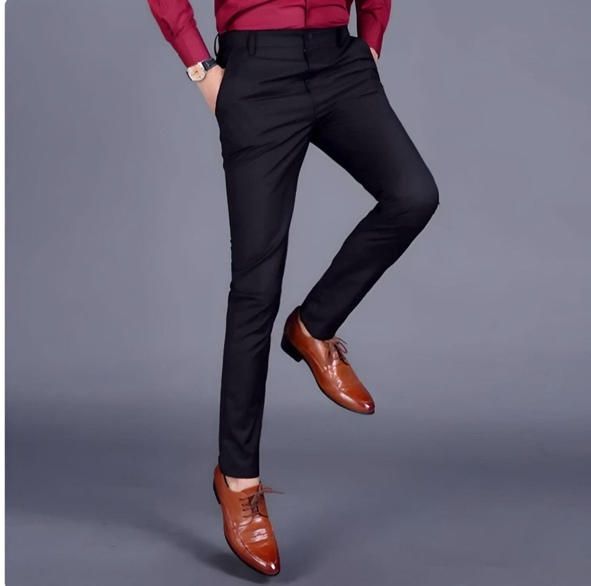 Alex Stretch Pants for Men | Slim Fit, Flexible & All-Day Comfort