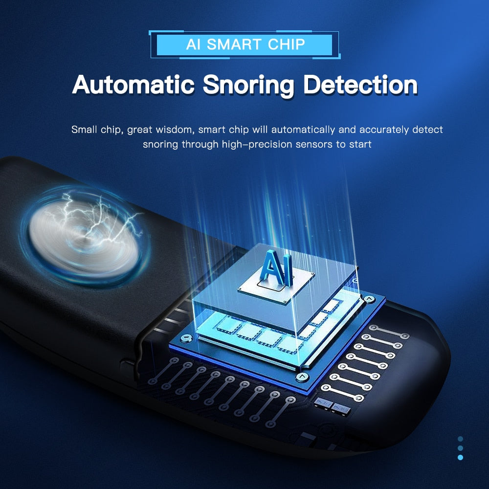 Smart Anti-Snoring & Sleep Apnea Device – Intelligent Muscle Stimulation Technology