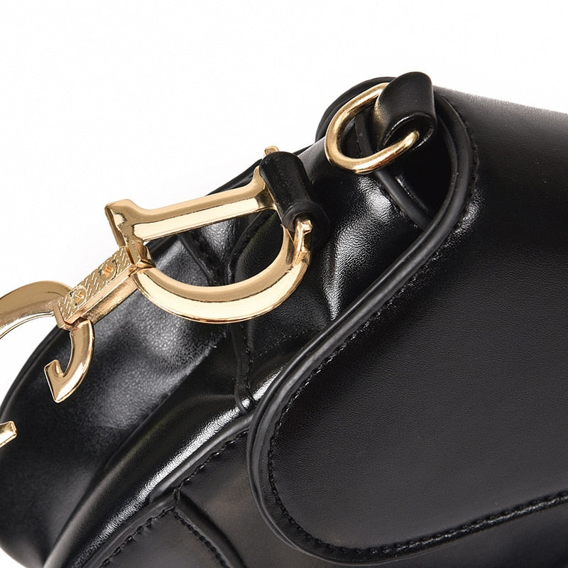 Dames PU Leren Zadeltas Schoudertas