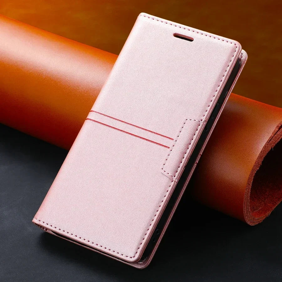 PU Leather Wallet Flip Case for Google Pixel with Card Holder