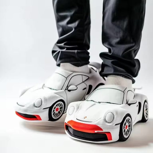 Car-Inspired Comfort Slippers with Non-Slip Sole