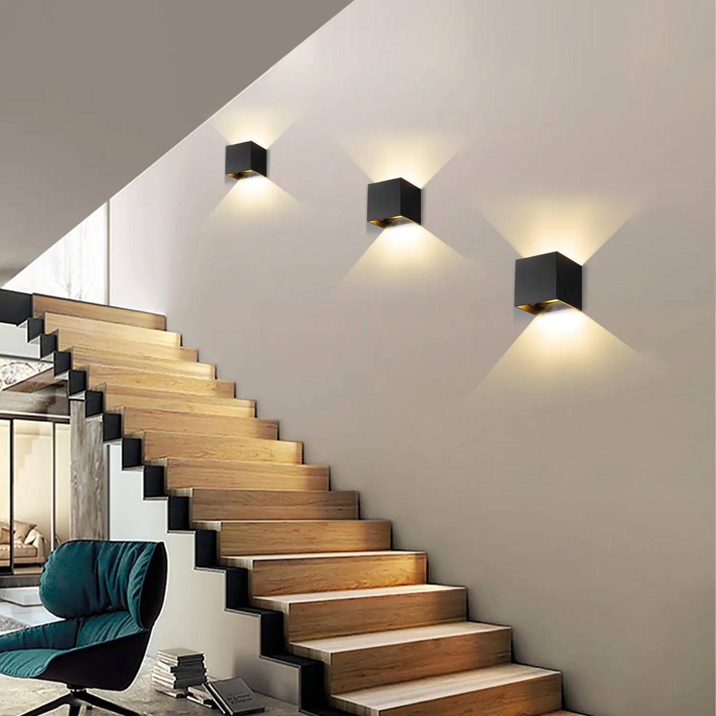 CubeGlow Motion Sensor Wall Light