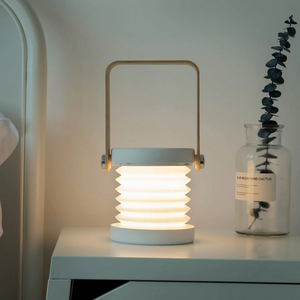 NordicGlow Scandinavian Table Lamp – Dimmable LED & Rechargeable