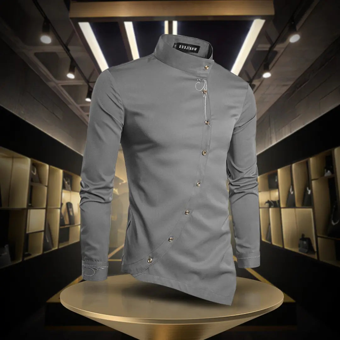 UrbanTailor Slim-Fit Long Sleeve Button-Up Shirt