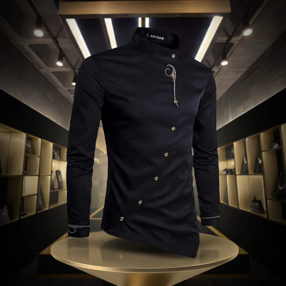 UrbanTailor Slim-Fit Long Sleeve Button-Up Shirt