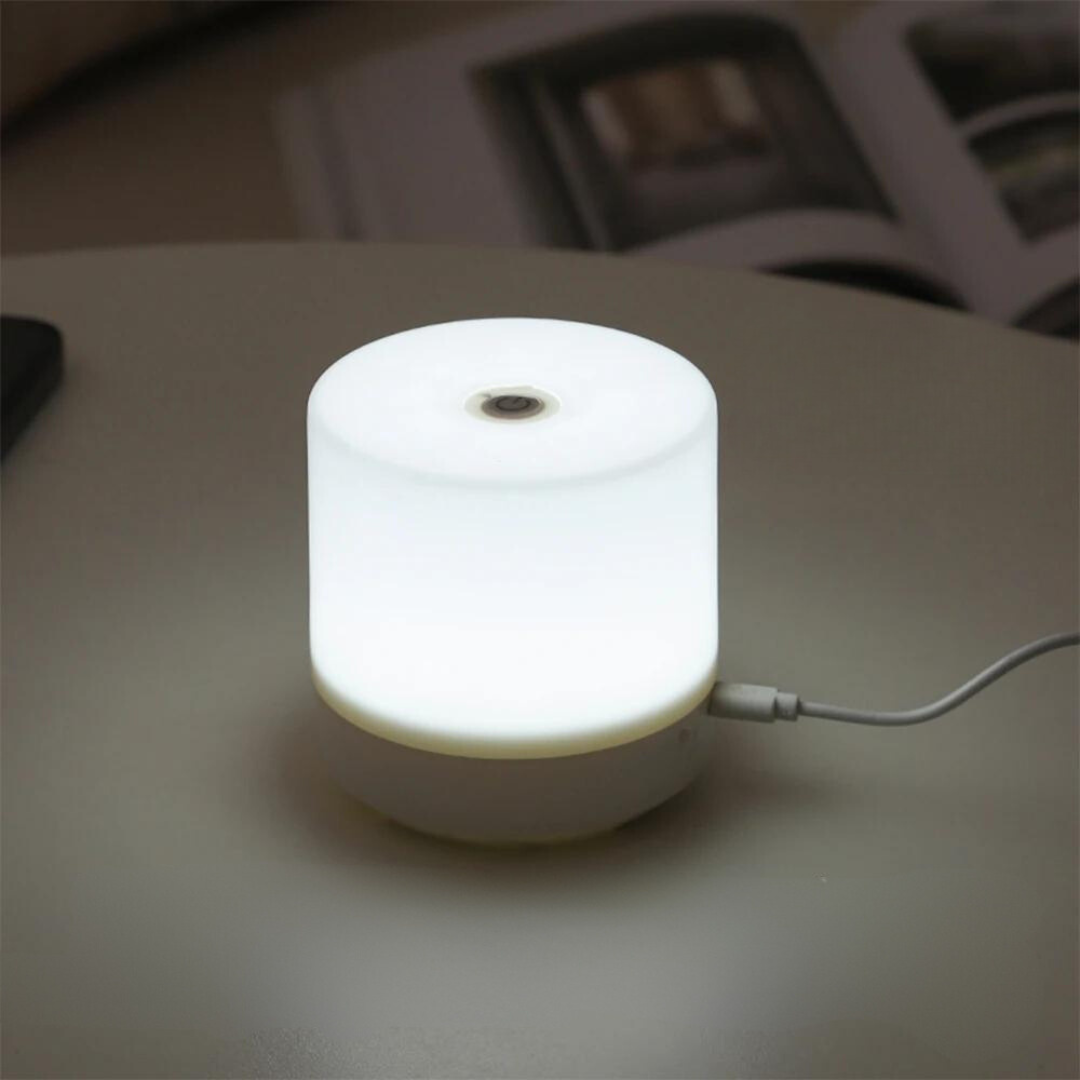 GlowEase – Compact LED Night Lamp with Touch Dimming