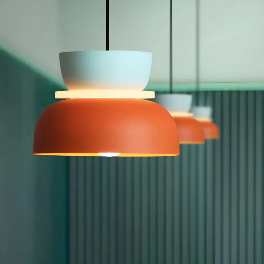 VividGlow Macaron LED Pendant Light | Colorful Modern Hanging Lamp