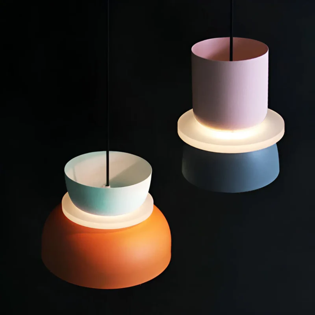 VividGlow Macaron LED Pendant Light | Colorful Modern Hanging Lamp